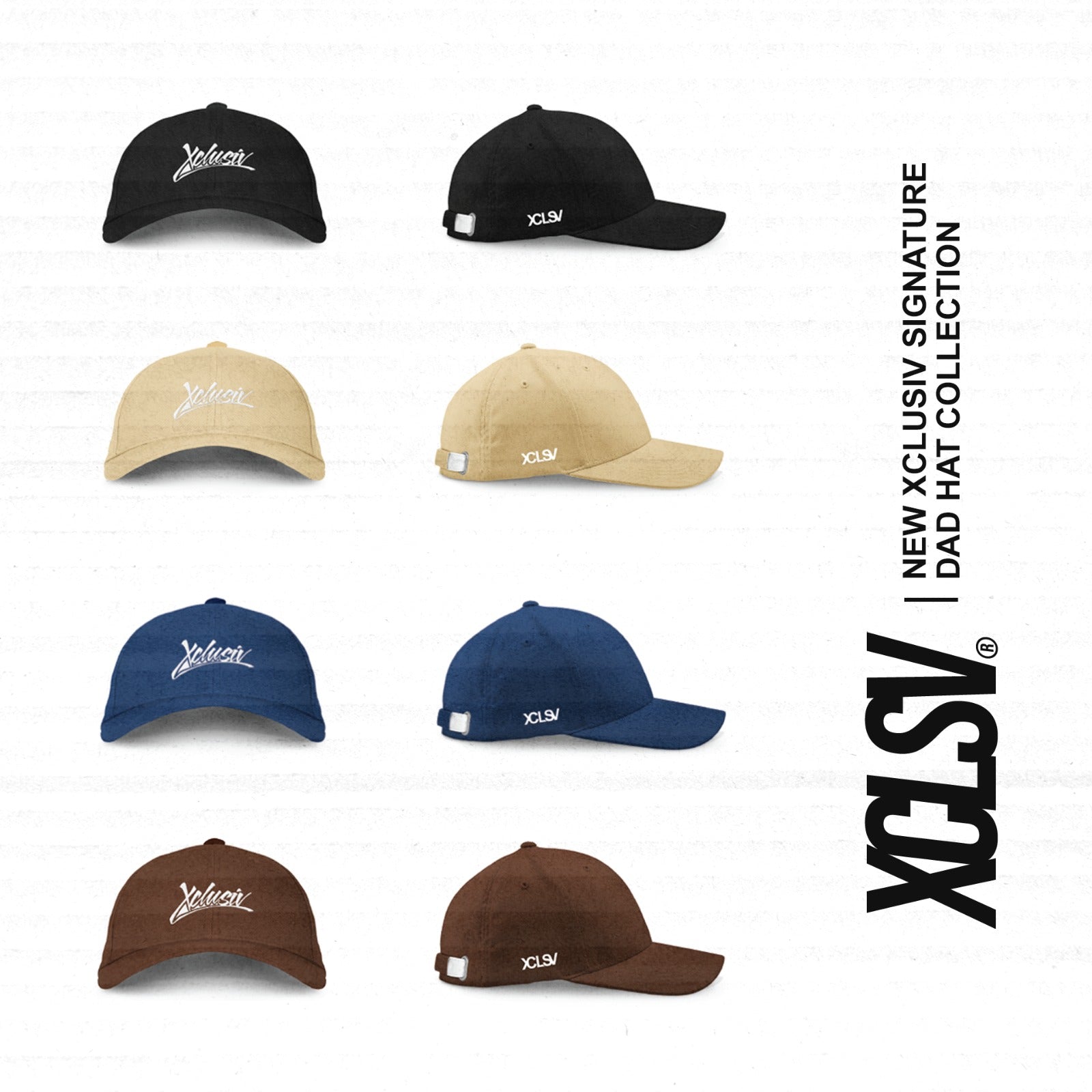 Gorra New Xclusiv Signature Dad Hat Navy Blue | Streetwear Xclusiv